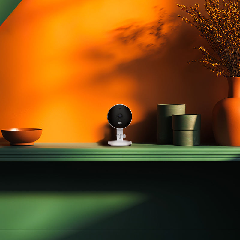 Vision One AI care camera by ELLO — a small white camera designed for families caring for ageing parents
