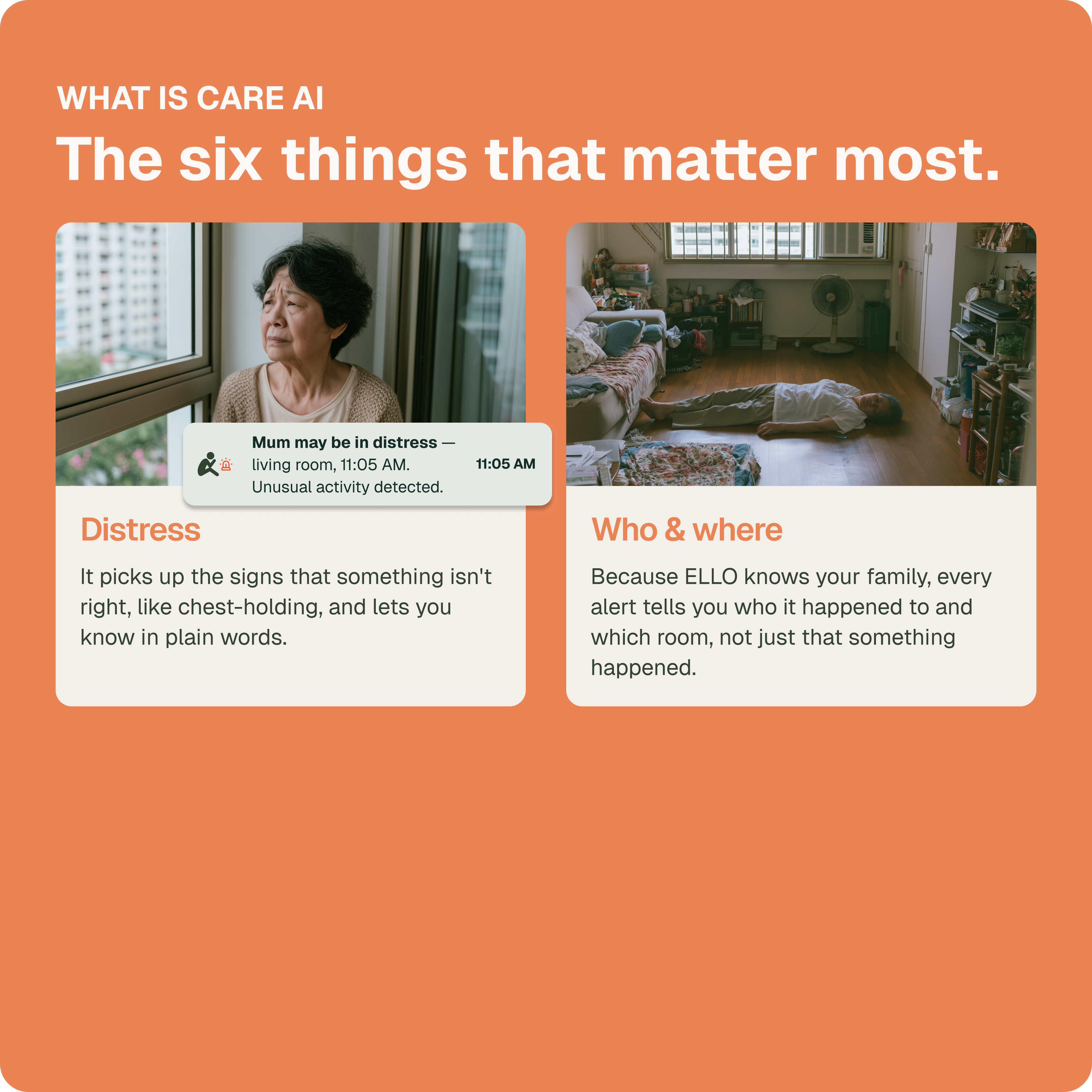 Vision One Camera — You just want to know Mum's okay — slide 5