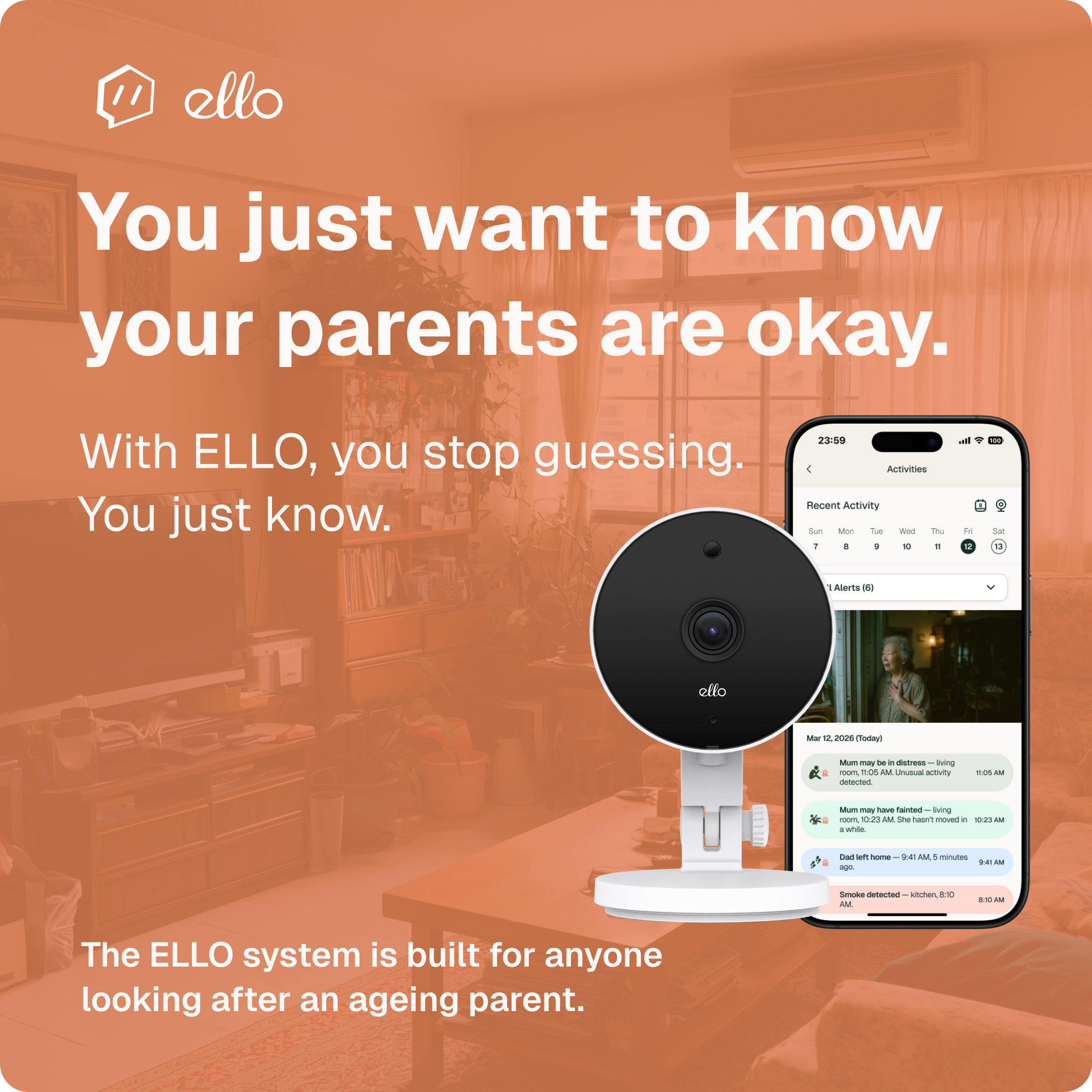 Vision One Camera — You just want to know Mum's okay — slide 1