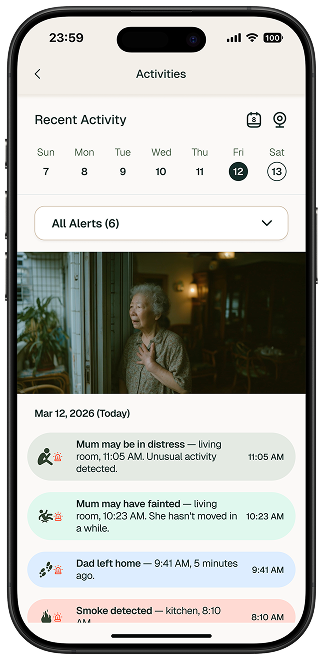 Care AI app on phone